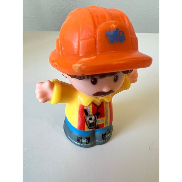 Fisher-Price Little People Work Together Dump Truck With Figure and Boulder - Picture 8 of 12